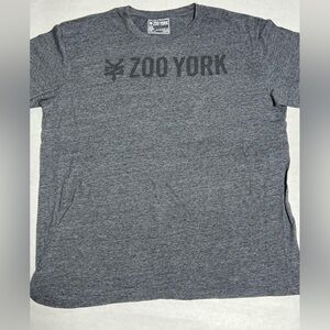 Gray Zoo York Logo Tshirt size XXL
